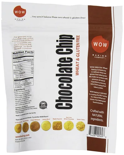 Vista 4 de Wow Baking Galleta de chispas de chocolate sin gluten, 8 onzas