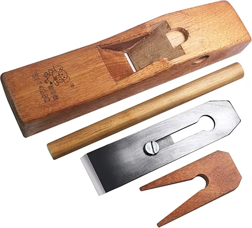 Vista 5 de Cepilladora de mano, cepilladora de madera, plana de mano perfecta para carpintería, cepillado de banco, alisado de superficie de puerta