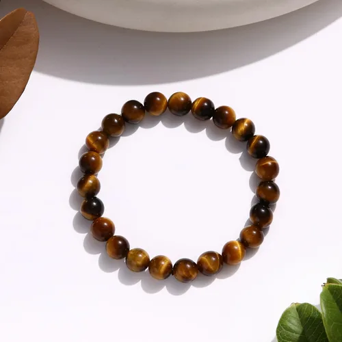 Vista 5 de HOZEAL Pulsera de triple protección, brazalete de obsidiana negra con ojo de tigre y hematita para hombres y mujeres, para traer suerte