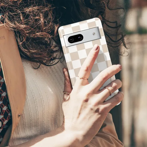 Vista 7 de Funda compatible con Google Pixel 7a, 2 en 1, delgada, resistente, híbrida, policarbonato duro, silicona suave, parachoques resistente tablero