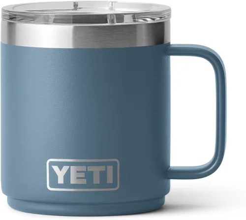 Vista 23 de YETI Rambler - Taza apilable de 10 onzas, aislada al vacío, acero inoxidable con tapa MagSlider, acero inoxidable