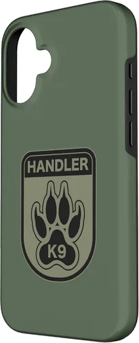 Vista 2 de K9 Handler (parche tenue) Funda para iPhone 16