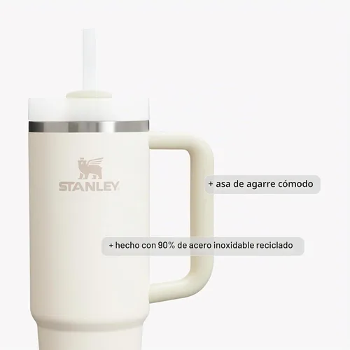 Vista 6 de STANLEY Quencher H2.0 - Vaso de 30 onzas con mango y popote Tapa de 3 posiciones Flowstate Compatible con portavasos para viajes Taza de acero