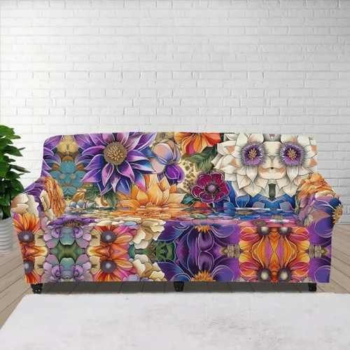 Vista 116 de ZOUTAIRONG Fundas elásticas para sofá con estampado de ramas de camuflaje 3D para sofá, funda para muebles de un solo cojín, decoración del hogar u