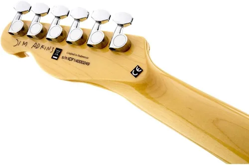 Vista 7 de Fender Jim Adkins JA-90 Thinline Telecaster - Guitarra eléctrica, con 2 años de garantía, natural, diapasón de laurel
