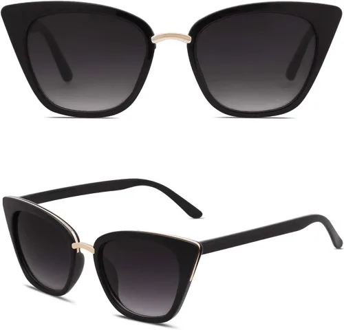 Vista 2 de SOJOS Cat Eye Designer Sunglasses Fashion UV400 Protection Glasses SJ2052
