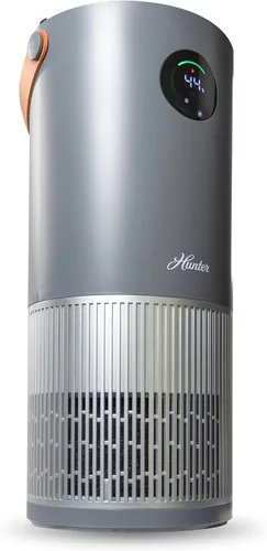 Vista 10 de Hunter Fan Company Humidificador y purificador de aire en uno, purificadores de aire de filtración avanzada para el hogar, purificadores de aire