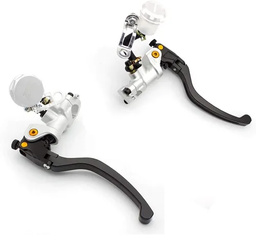 Vista 5 de 7/8 "0.866 in universal motocicleta doble hidráulico freno embrague palancas cilindro maestro para 300cc-1800cc Sport bike/Street bike/Scooter