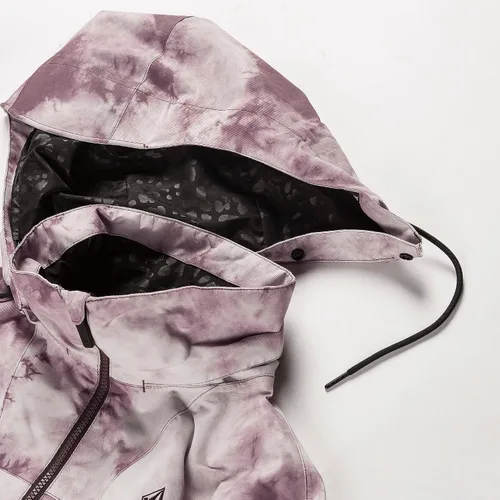 Vista 4 de Volcom Hailyn - Chaqueta de invierno con capucha para esquí y snowboard para mujer