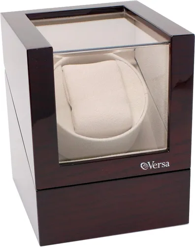 Vista 7 de Single Watch Winder by Versa - Elite Automatic Watch Winder - Quiet Japanese Motor - 12 Settings - Compatible with Rolex's, Cartier, Omega, and More