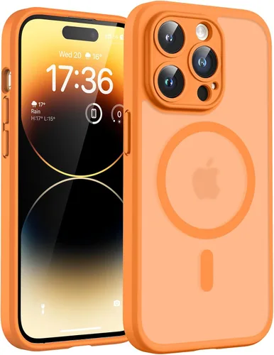 Vista 167 de TOCOL Funda magnética para iPhone 11, protección completa mejorada de la cámara, compatible con Magsafe, protección de grado militar, parachoques