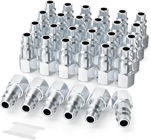 Vista 8 de GASHER 10PCS 1/2" FNPT x 1/2" Flow Industrial Air Plug