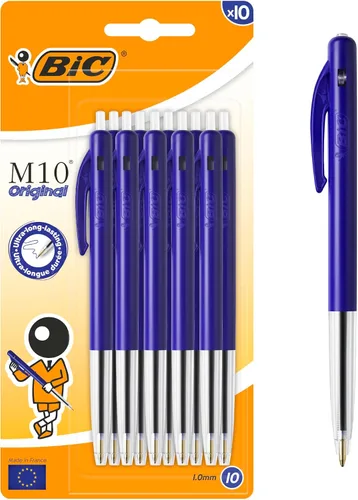 Vista 7 de BIC M10 - Bolígrafos Clic medianos (100 unidades), color negro