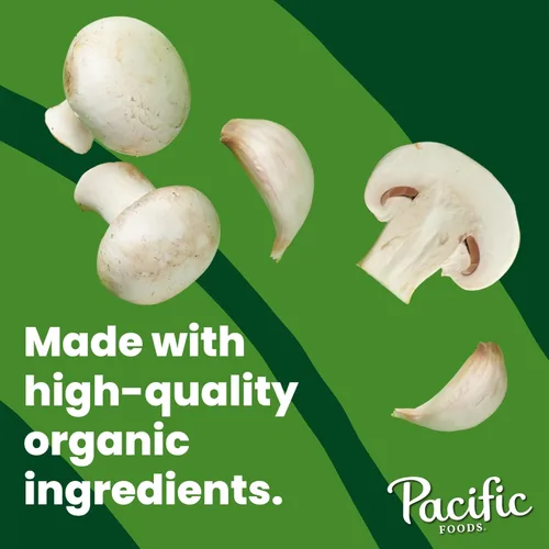 Vista 5 de Pacific Foods Caldo de hongos orgánico, caja de 32 onzas