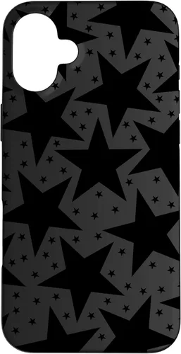 Vista 22 de Funda con diseño de estrella negra para iPhone 16