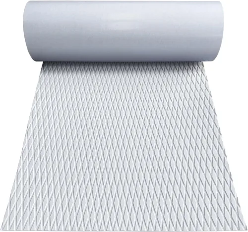 Vista 22 de Hjdeck - Tapete universal para tabla de surf de espuma de etilvinilacetato para piso de lancha, lámina autoadhesiva antideslizante, tapete de agarre