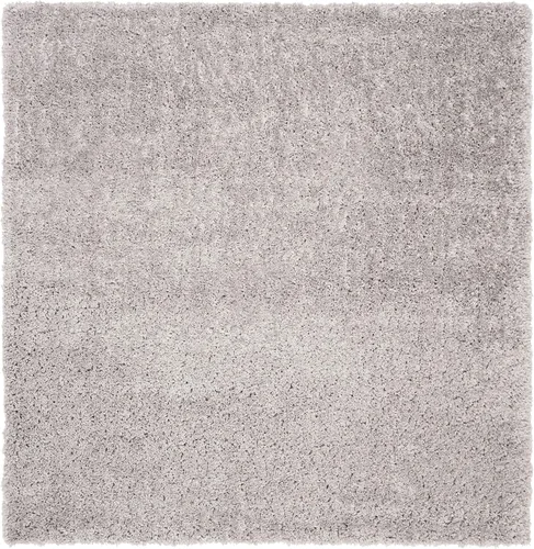 Vista 3 de SAFAVIEH Fontana Shag Collection Alfombra de Área - 8' Cuadrada, Gris, Diseño Sólido, No Desprende Pelusa y Fácil Cuidado, 2 pulgadas de Grosor