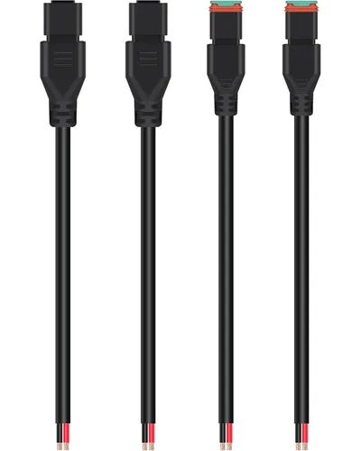 Vista 9 de Juego de extensión de arnés de cableado universal 2 en 1 de 2 pies Deutsch DT DTP, adaptador de cableado de 2 pines Plug and Play DT para barra