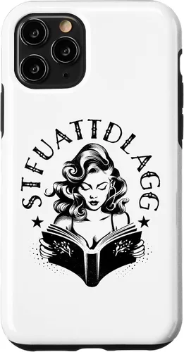 Vista 29 de Sexy STFUATTDLAGG Hot Woman Reading Spicy Good Book Love Case for iPhone 17