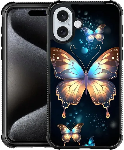 Vista 423 de Funda compatible con iPhone 8, a prueba de golpes, antiarañazos, bandera de ciervos de cola blanca de grano de madera estadounidense