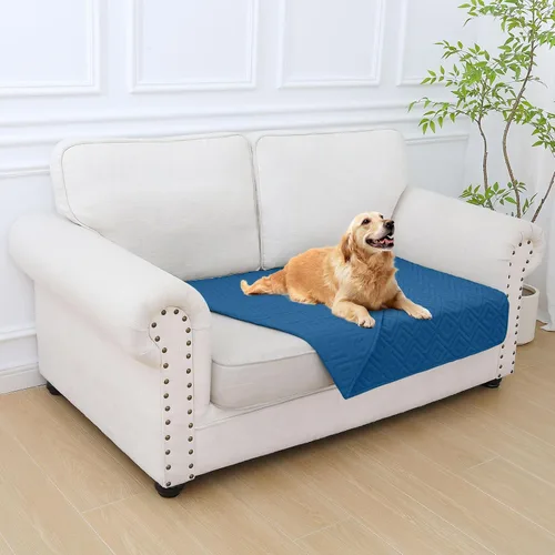 Vista 61 de hyha Manta impermeable para perros, funda suave para cama de perro, mantas para mascotas, funda impermeable para sofá y sillón para perros lavable