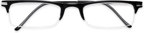 Vista 4 de Readers Readers.com Gafas de lectura: The Bishop, Metal Browline Style para hombres y mujeres
