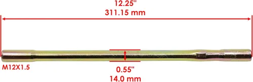 Vista 2 de Caltric 2 juegos de barras de acoplamiento compatibles con Yamaha Raptor 700R Yfm700 Yfm-700 2009 2011 2012-2019