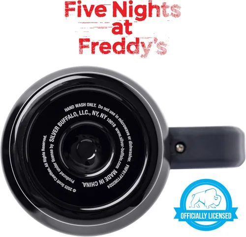 Vista 7 de Silver Buffalo Five Nights at Freddy's, vaso de acero inoxidable, 40 onzas Cinco noches en la entrega especial de Freddy