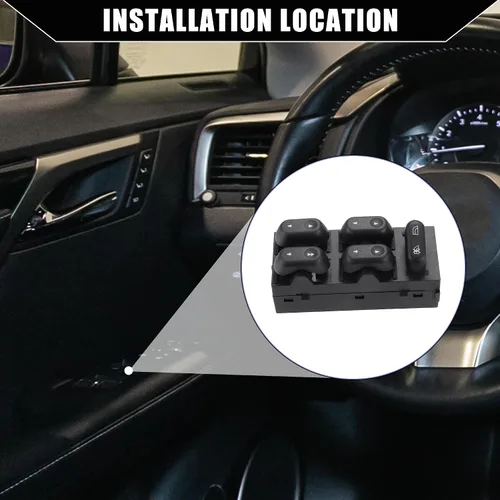 Vista 2 de NO.5L1Z-14529-AA/5L1Z-14529-BA/Master - Interruptor de ventana eléctrica para Ford F-150 2004-2008 para Lincoln Mark LT 2006-2007, interruptor