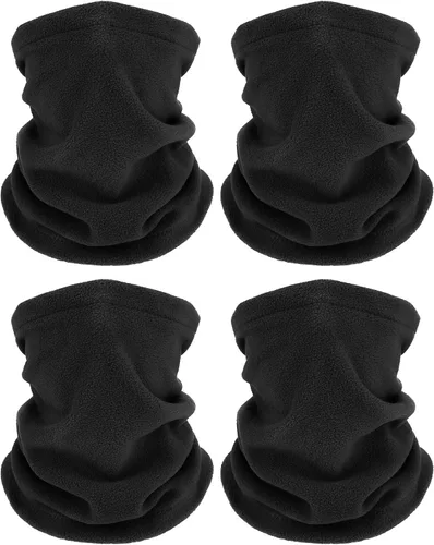 Vista 11 de Geyoga 4 calentadores de cuello de invierno para hombre, bufanda de forro