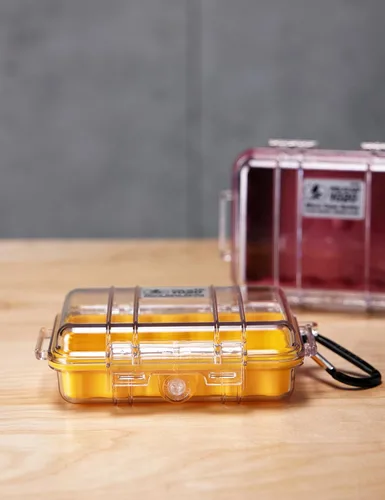 Vista 3 de Pelican 1020 Micro Case (Amarillo/Transparente)