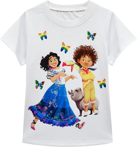 Vista 3 de Lotusuncostume Mirabel Costume Cartoon T-shirt Outfit Print Skirt Three-piece Dress
