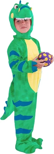 Vista 4 de Louatui Disfraz de Halloween para bebés recién nacidos, disfraz de elefante y zorro y pollo, para fiesta, cosplay de dibujos animados, overol cálido