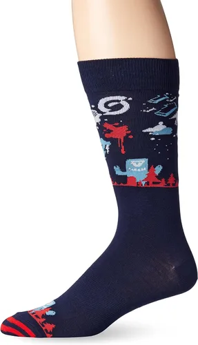 Vista 49 de K. Bell, calcetines retro varsity de lechuga para mujer Adultish (negro)