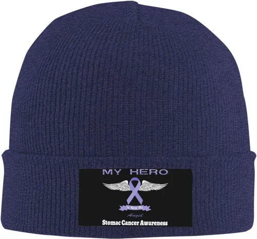 Vista 2 de Beanie Hat Unisex Stretchy Hat Soft Warmth Knit Hat Cap for Men & Women