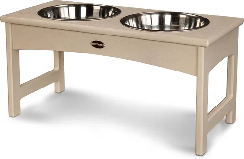 Vista 6 de POLYWOOD® Comedero para mascotas, color negro