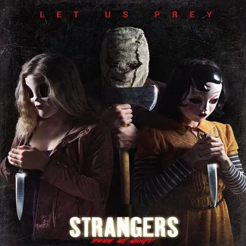 Vista 5 de Máscara de extraños de The Strangers Presy at Night Doll Mask Cosplay para Halloween accesorio de disfraz
