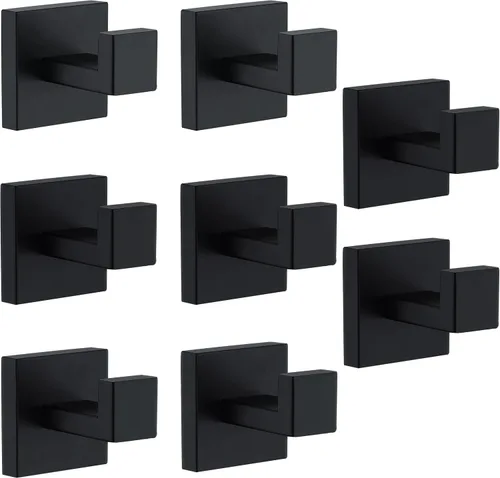 Vista 18 de Ganchos para toallas para baños, gancho de toalla de oro cepillado para cocina y baño, gancho de acero inoxidable SUS304, ganchos resistentes