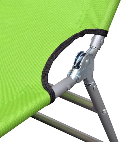 Vista 6 de Tumbona ajustable, silla reclinable, tumbona de patio, ideal para exteriores, piscina, playa, tumbona plegable con cojín para la cabeza, acero