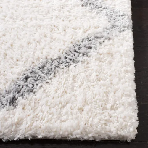 Vista 3 de SAFAVIEH Parma Shag Collection - Alfombra decorativa de 2 x 3 pies, diseño de enrejado, no desprende pelusa y de fácil cuidado, 1.2 pulgadas