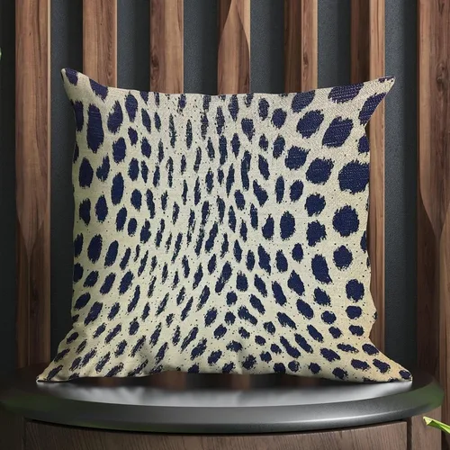 Vista 5 de Fundas de almohada de antílope con estampado de animales negros y marrones para exteriores, impermeables, con manchas negras, 24 x 24 pulgadas