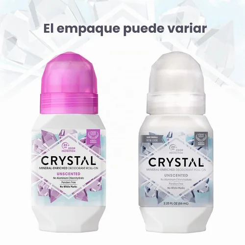 Vista 2 de Crystal Mineral Desodorante Roll-On, lavanda y té blanco, 2.25 onzas (paquete de 6)