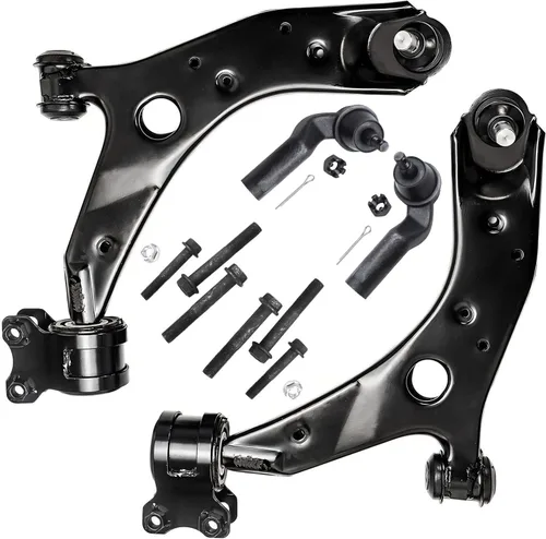 Vista 120 de Detroit Axle - Barras estabilizadoras de brazos de control delanteros 4WD para Ford 2005-2008 F-150 Lincoln Mark LT, 2 brazos de control superiores