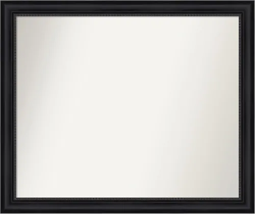 Vista 125 de Amanti Art Espejo personalizado, espejo de baño negro Astor, espejo de pared o espejo de tocador de baño sobre el fregadero (25 x 25 pulgadas)