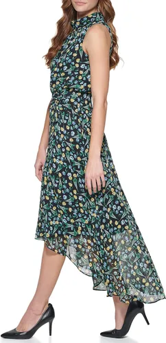 Vista 3 de Karl Lagerfeld Paris Women's Crepe Side Rouched Sheath Dress