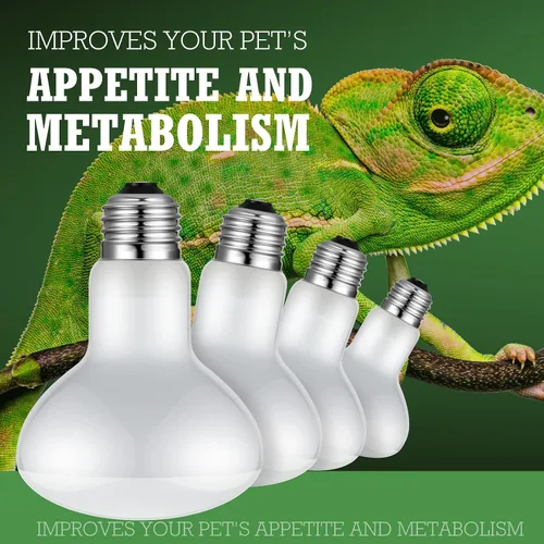 Vista 5 de Tarpop 8 bombillas de lámpara de calor para reptiles de 100 W, bombillas