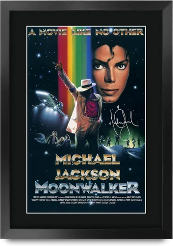 Vista 5 de HWC Trading Colección Michael Jackson 16 x 12 pulgadas Regalos Imagen impresa autografiada para fanáticos de recuerdos de música - 16" x 12