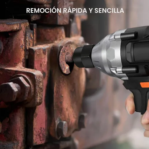 Vista 7 de Eapele Juego de extractor de tornillos, enchufes giratorios para removedor de tuercas peladas, se ajusta a unidad cuadrada de 3/8 pulgadas
