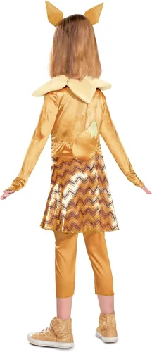 Vista 2 de Eevee Costume for Kids, Official Pokemon Girls Deluxe Character Outfit, Child