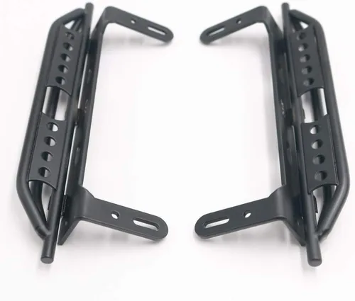 Vista 5 de KYX Estribos de metal para carreras, placa de pie para 1/10 RC Crawler TRX-4 (aleación)